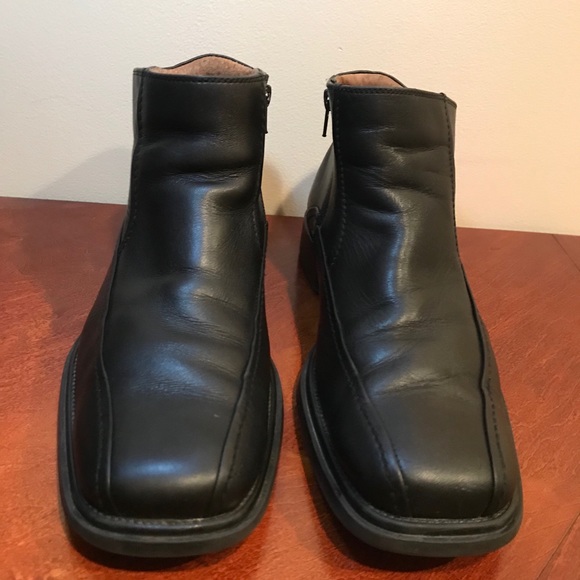 Mens Sz 9.5 Bostonian Current Black Boots main image 8